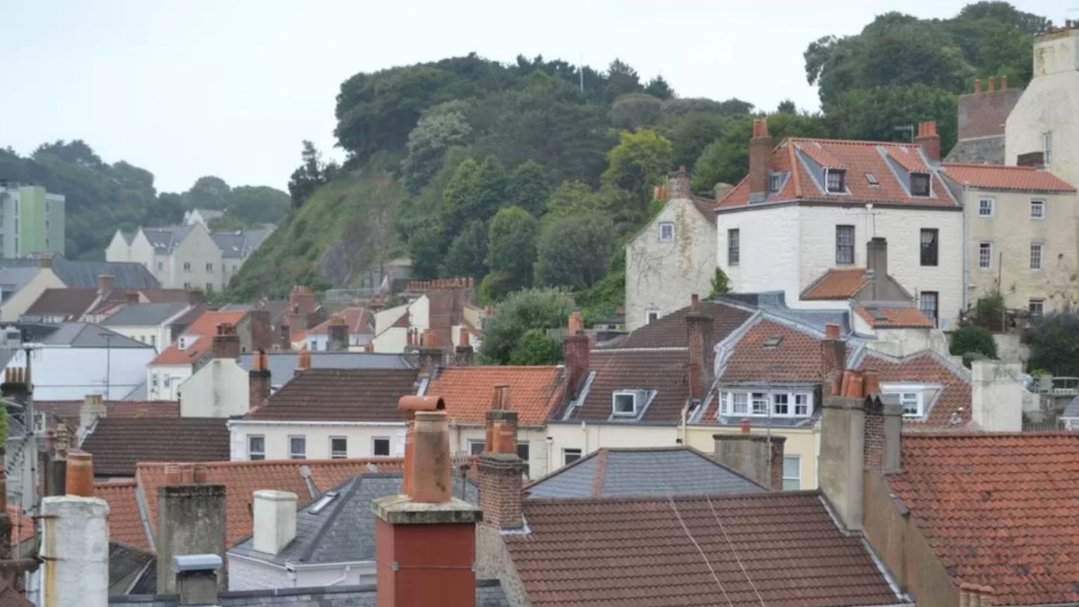 Rooftops of houses