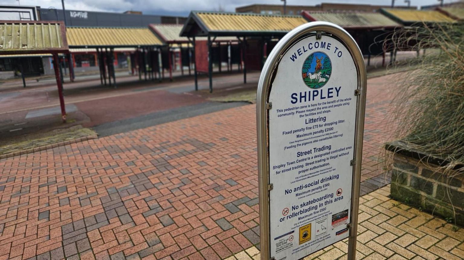 Shipley market sign