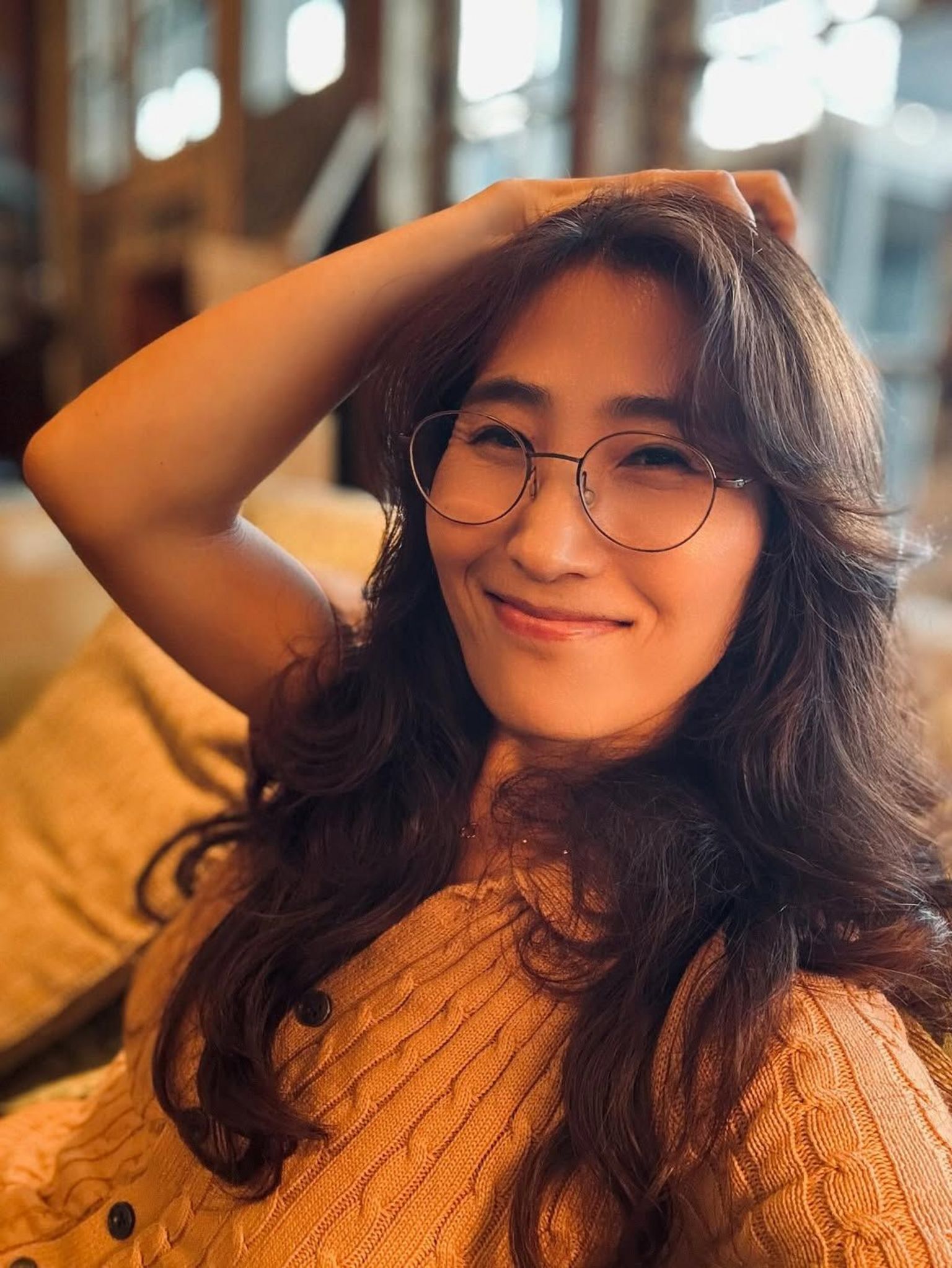 哈娜的自拍照。