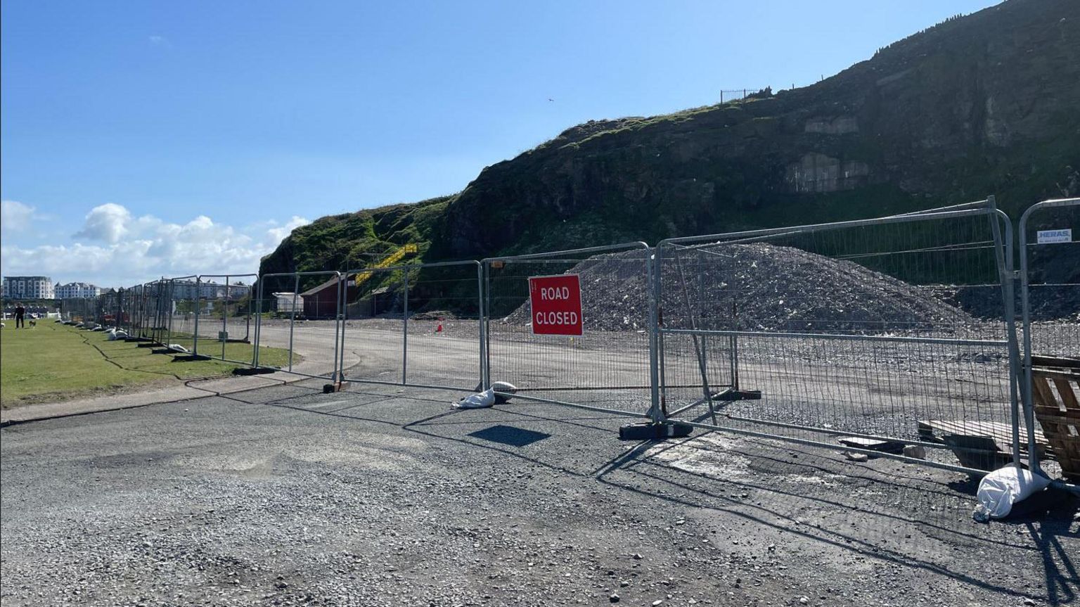Demolition site of Port Erin marine biology station