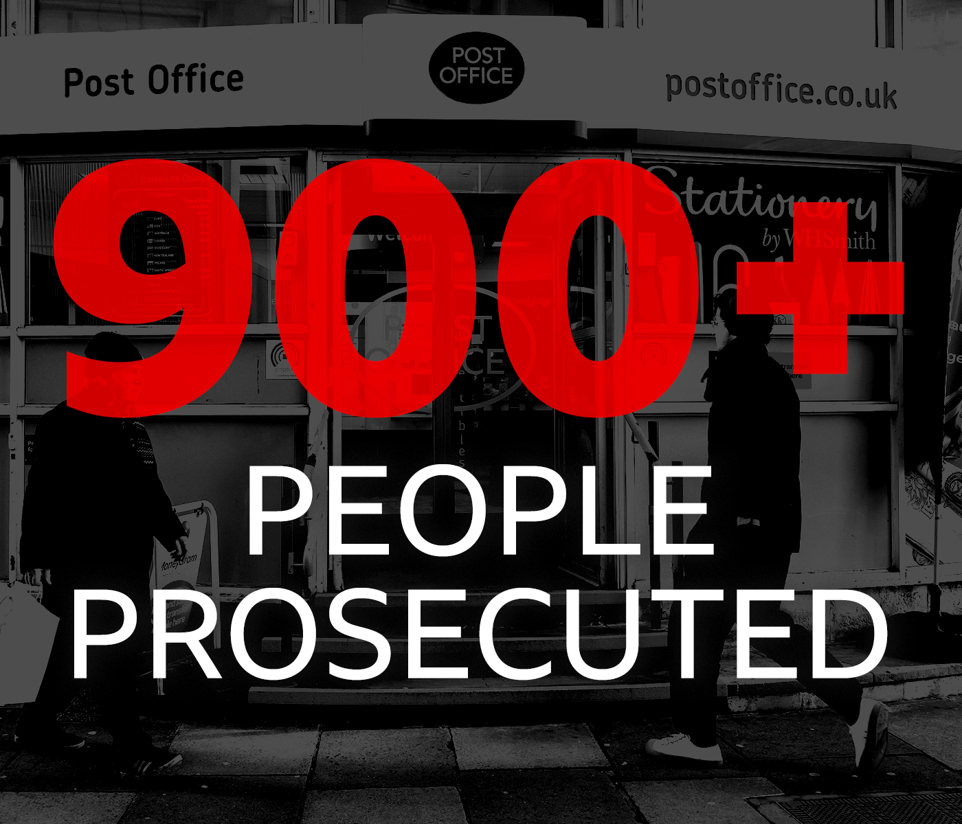 900+ people prosecuted