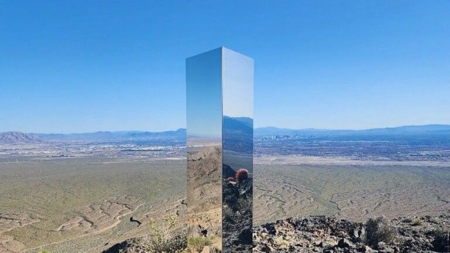 Desert Mystery: New Monolith Appears Near Las Vegas