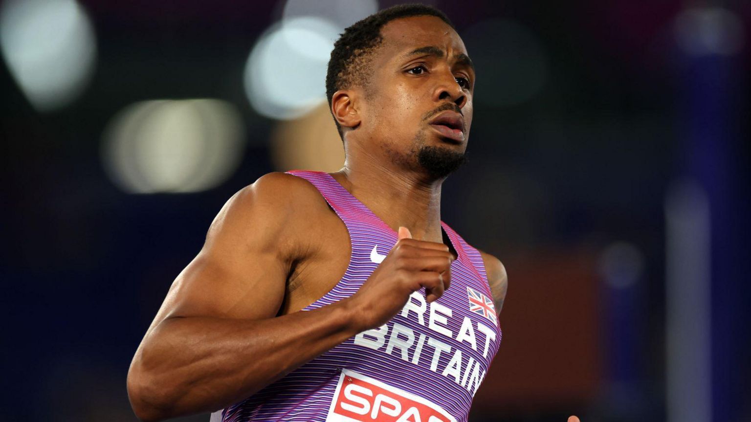 CJ Ujah competes at the European Athletics Championships