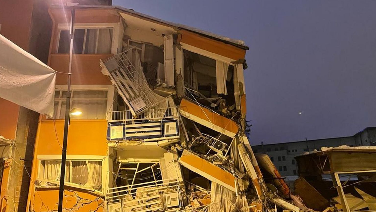 Turkey earthquake debris
