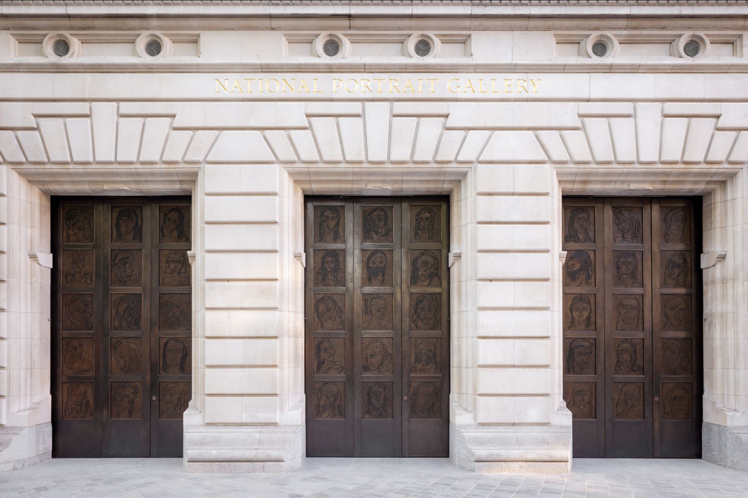 The new doors designed by Tracey Emin