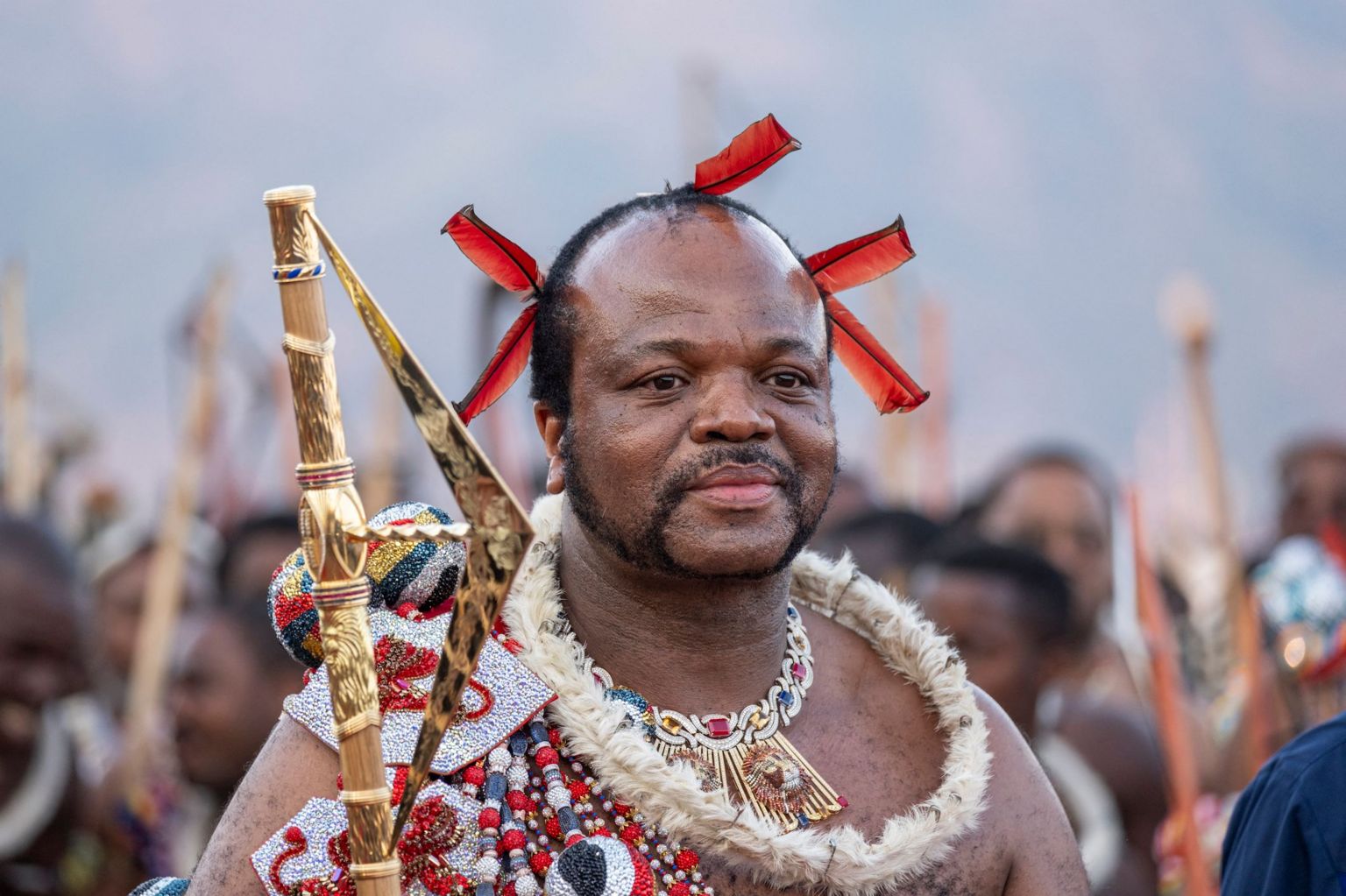 史瓦帝尼国王恩史瓦帝三世（King Mswati III）登基40周年，赖清德本来将出席庆祝仪式。