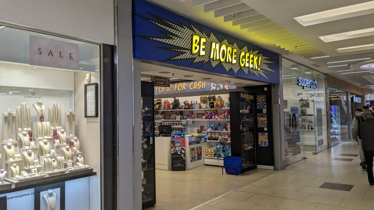 Be More Geek in the Metrocentre, Newcastle