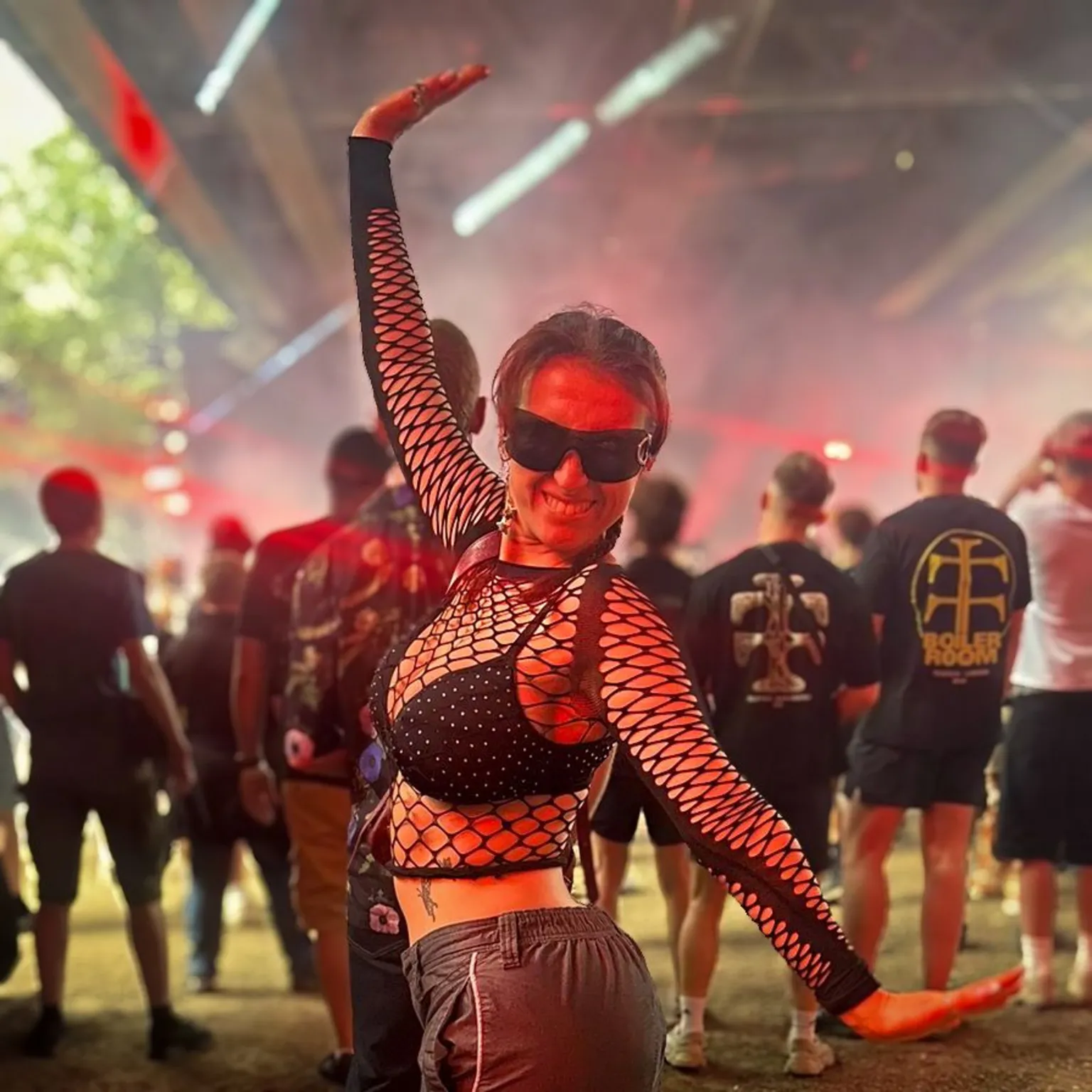 Katie Scarlett Katie Scarlett, a 23-year-old festival content creator, at a festival