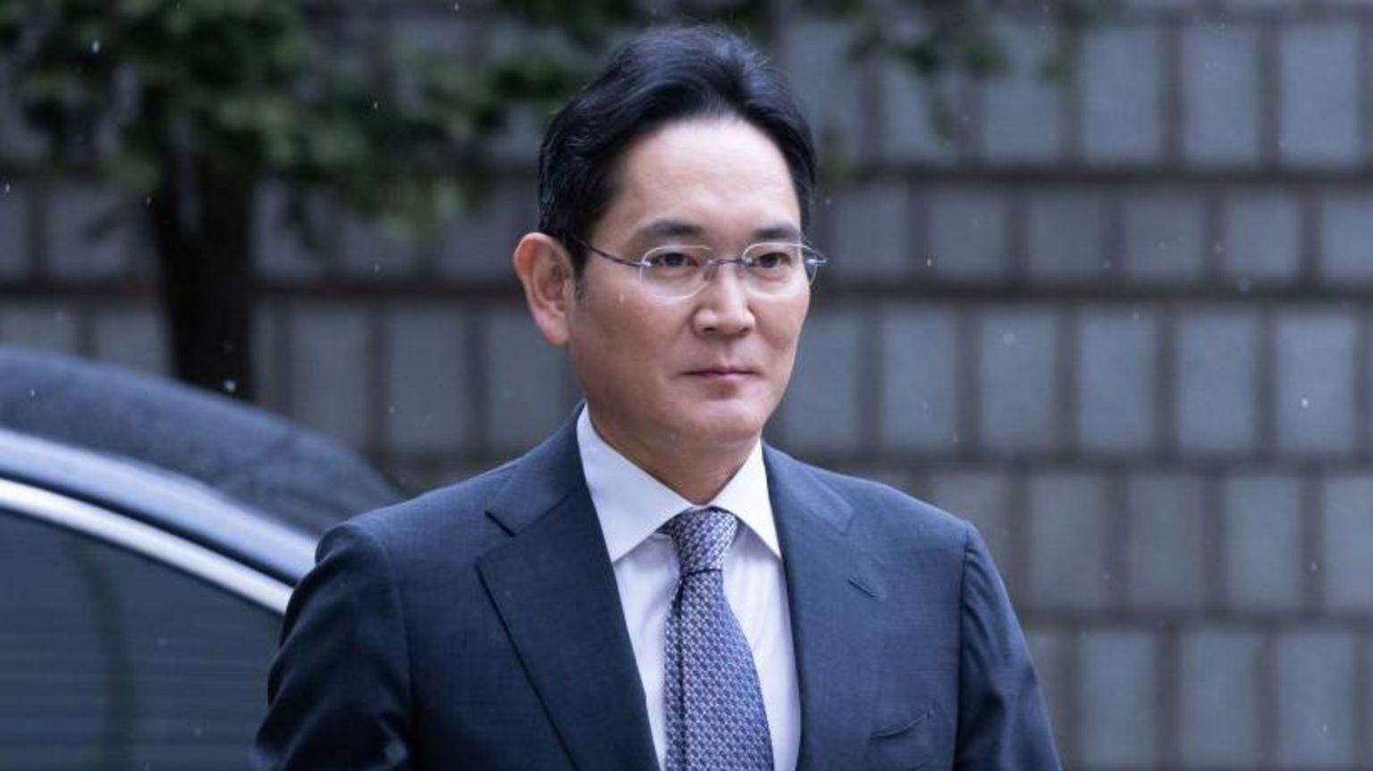 2024年2月5日星期一，三星电子公司董事长李在镕抵达韩国首尔中央地方法院。