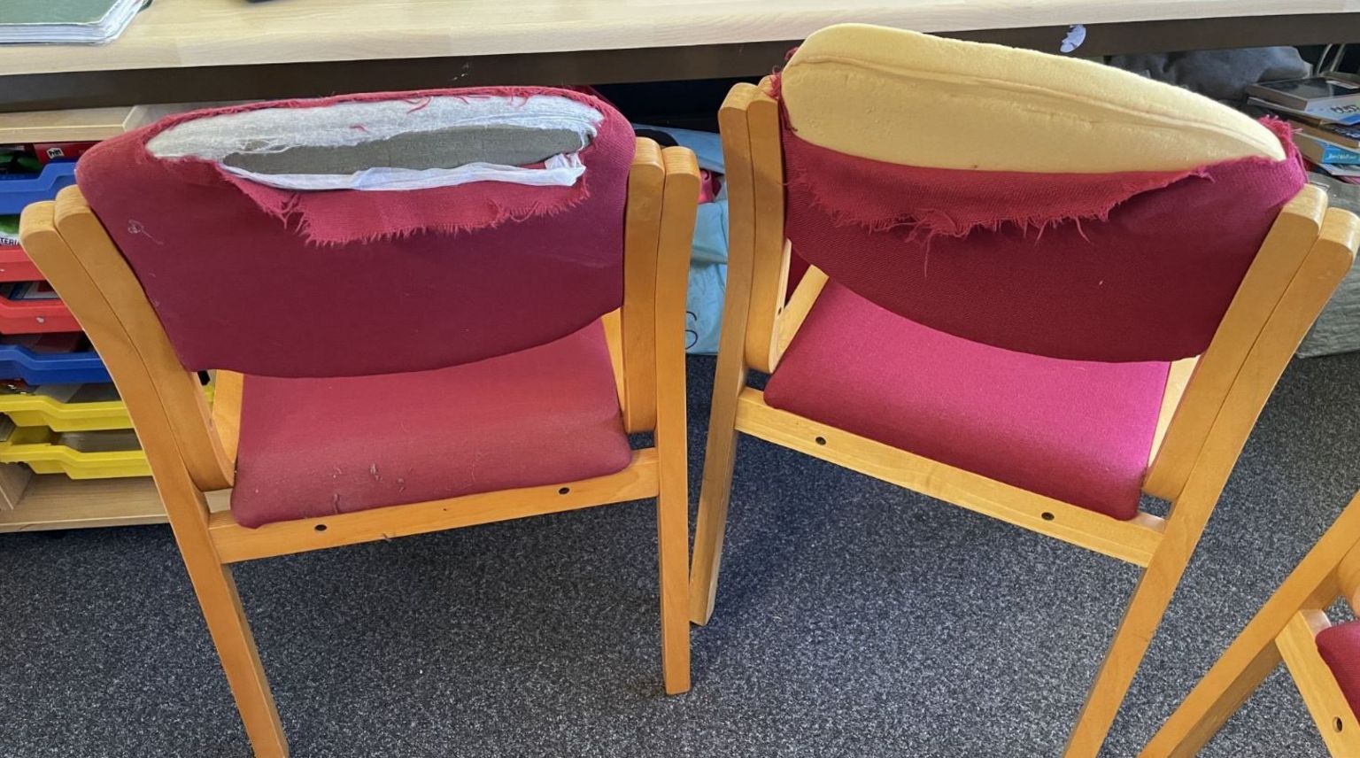 Chairs ruined 