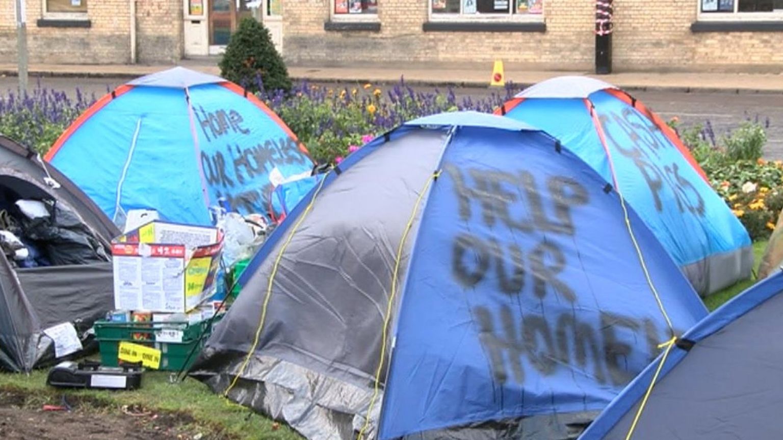 Eviction Order To Remove Hull Tent City Homeless Protest Bbc News