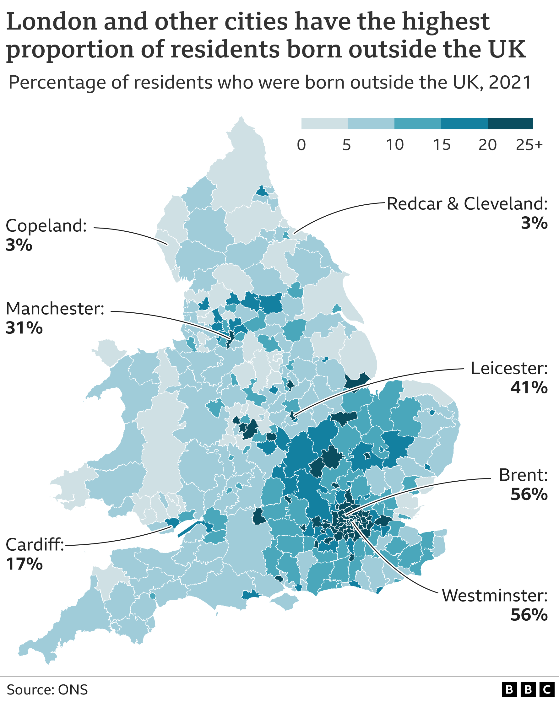 Census Migration biggest part of England and Wales population rise
