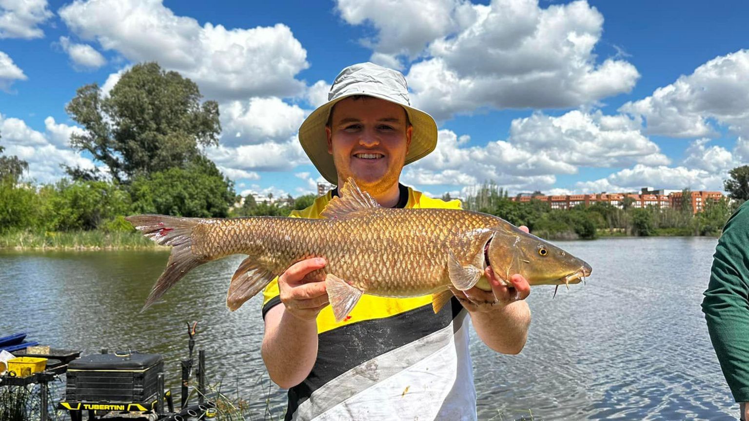 James O'Doherty pictured holding a fish