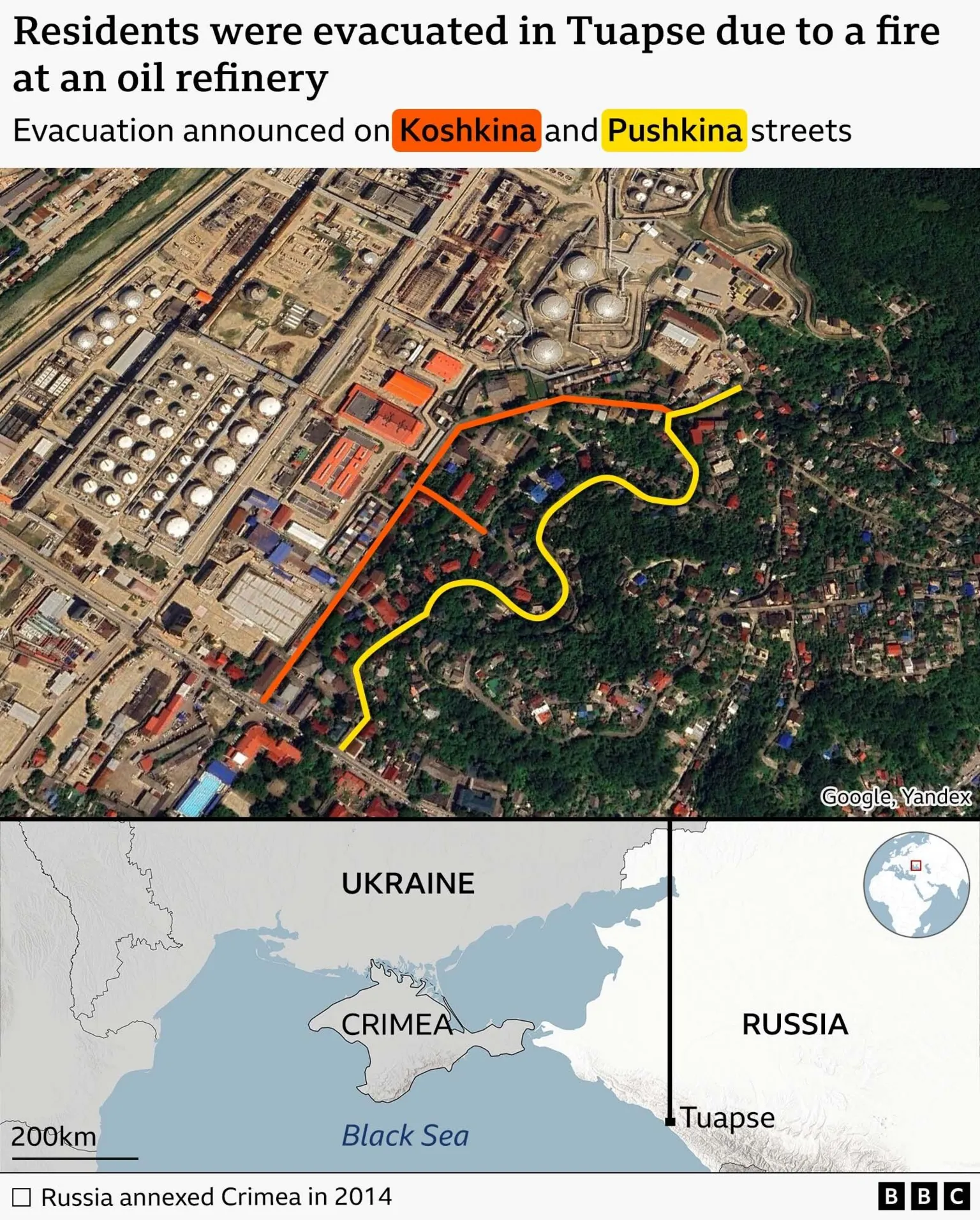 Black rain falls on Russian town after Ukrainian drone strikes on Tuapse refinery — image 5