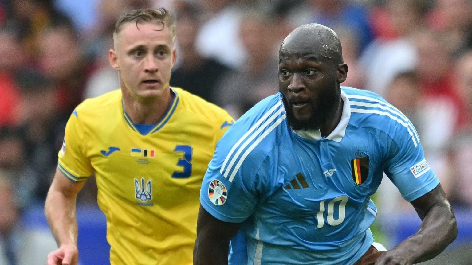 Oleksandr Svatok and Romelu Lukaku