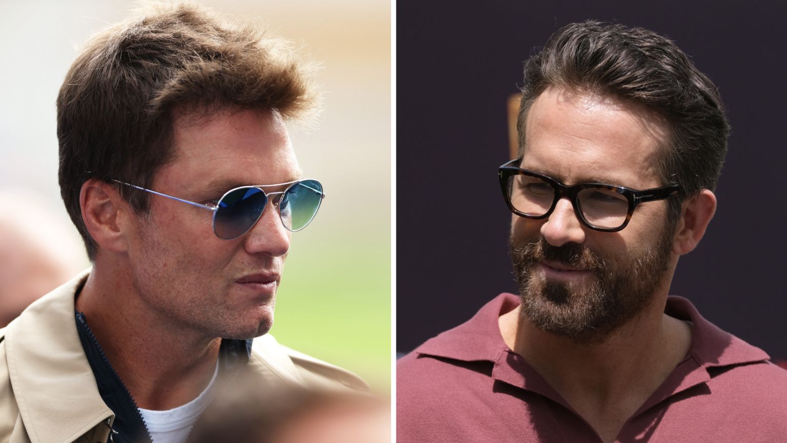 Tom Brady and Ryan Reynolds