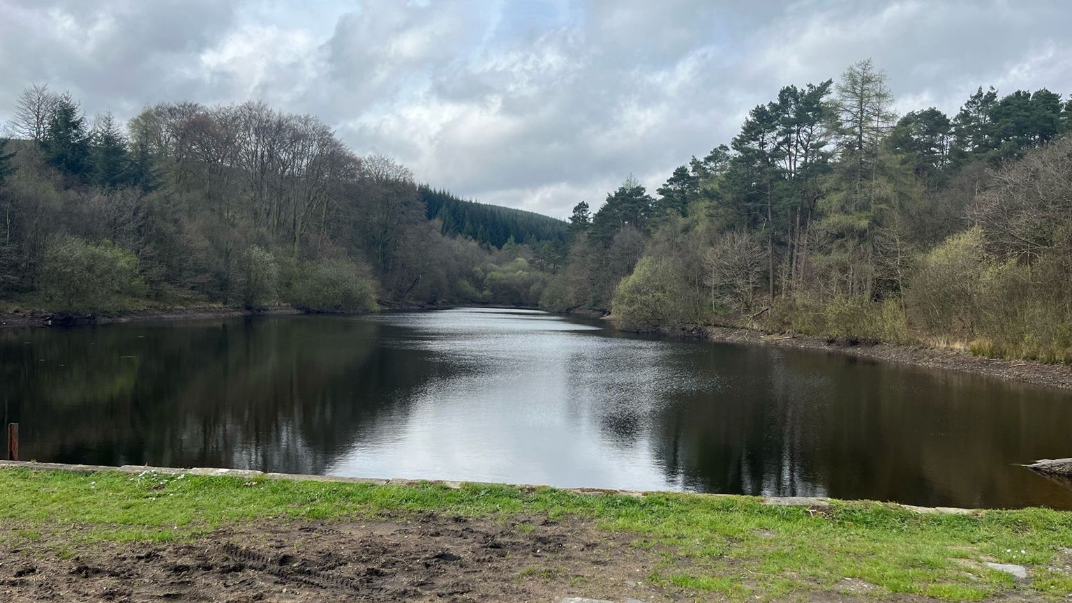 Clydach reservoir as pictured by Welsh Water