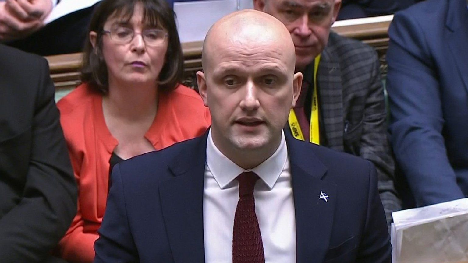 SNP Westminster leader Stephen Flynn speaks in the House of Commons