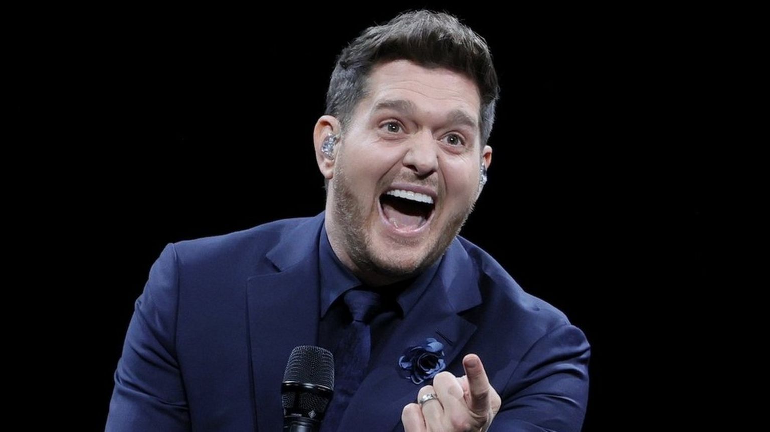 Michael Buble on stage