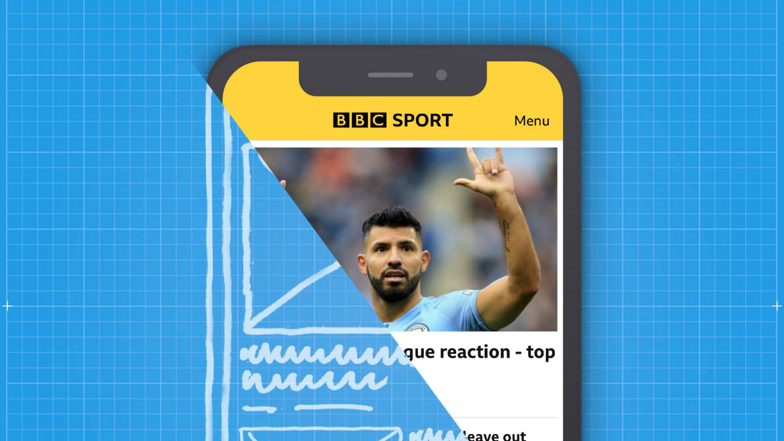 BBC Sport beta app promotional image
