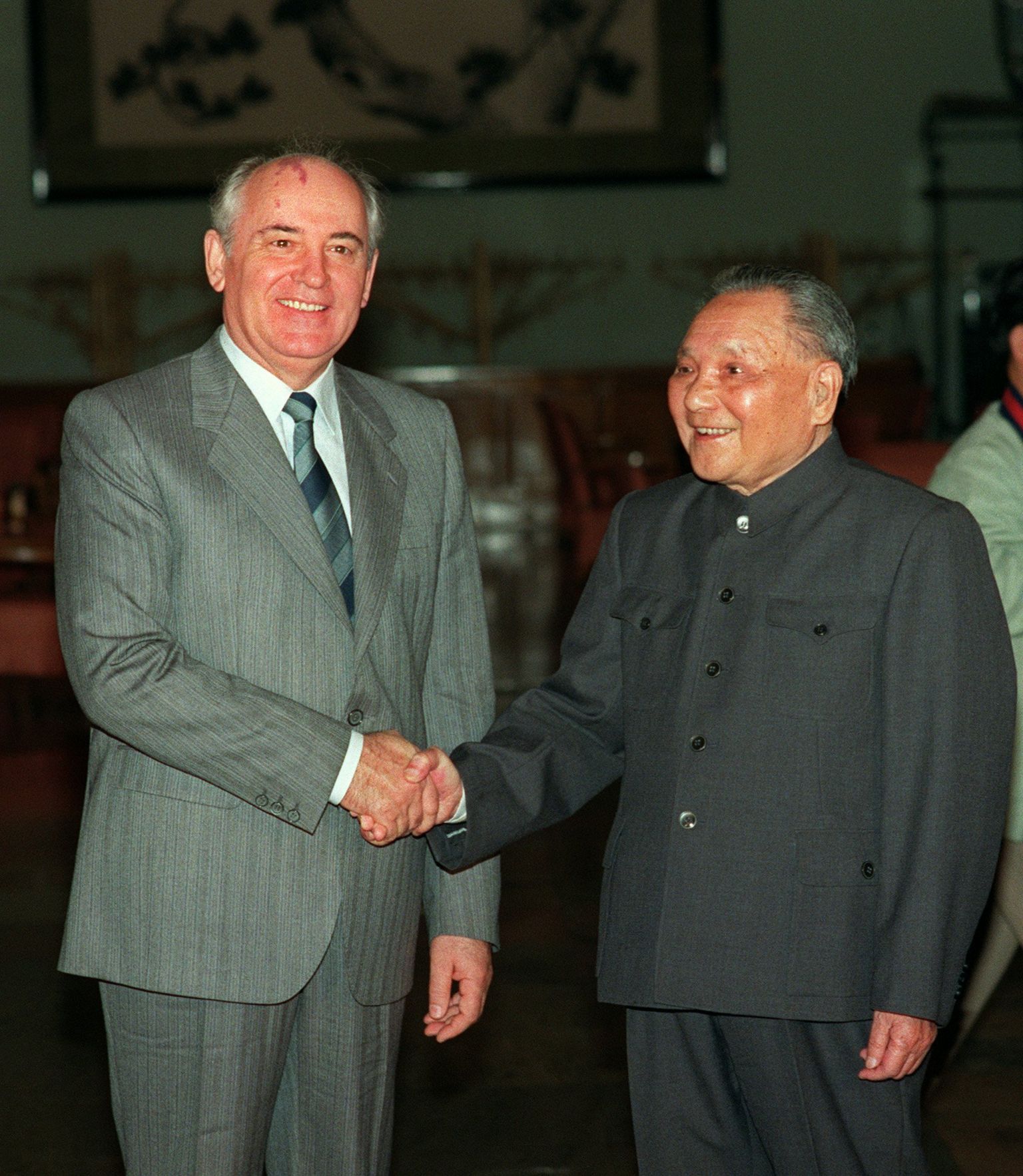 Mikhail Gorbachev and Deng Xiaoping