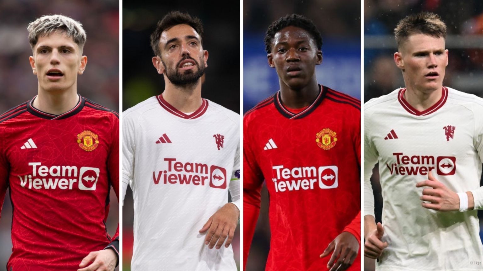 Alejandro Garnacho, Bruno Fernandes, Kobbie Mainoo, Scott McTominay