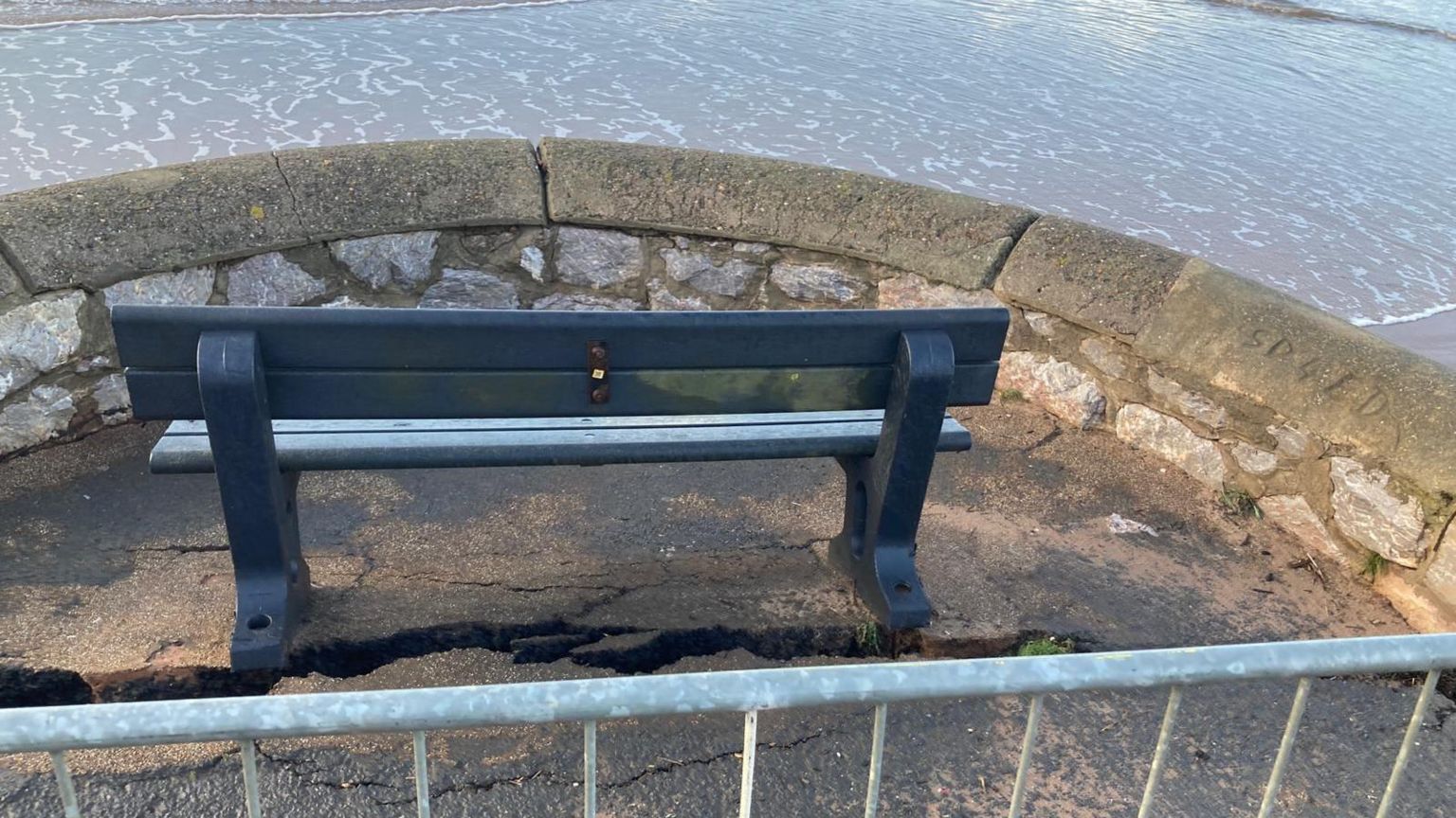 Exmouth sea wall