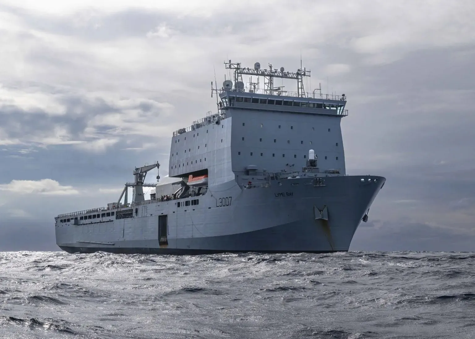 Royal Navy A picture of FRA Lyne Bay at sea
