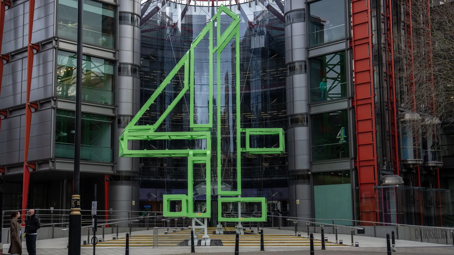 Getty Images The Channel 4 logo at its Horseferry Road headquarters, London