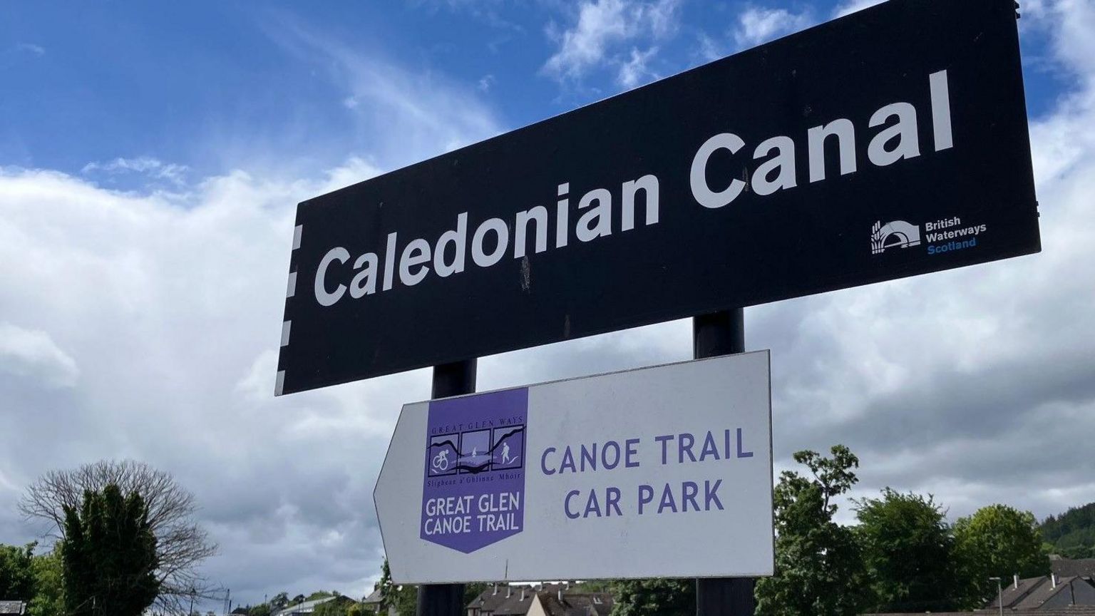 Caledonian Canal sign