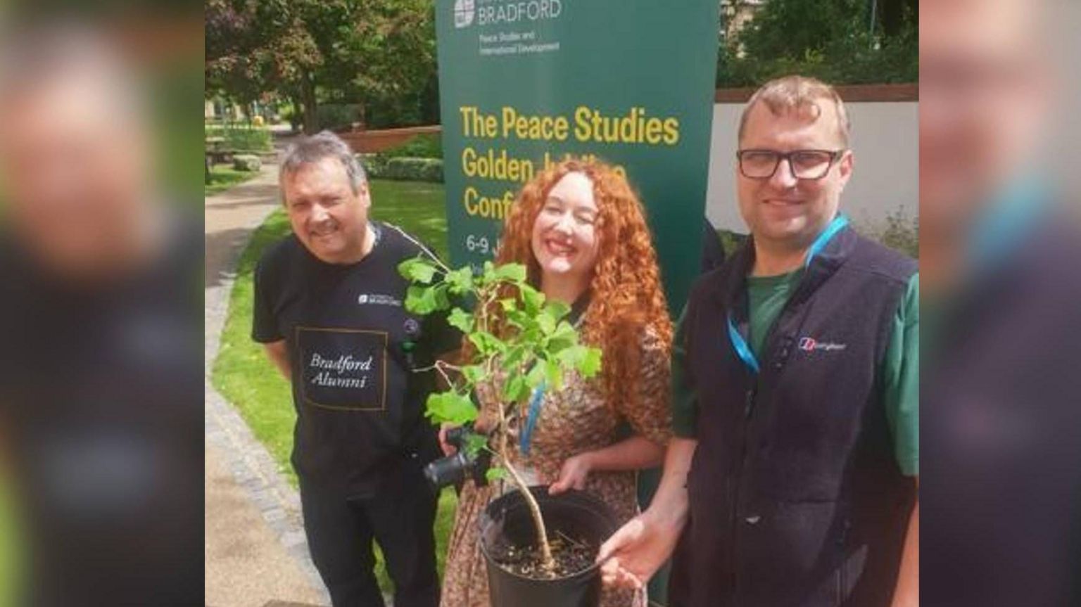 The planting team at the University of Bradford