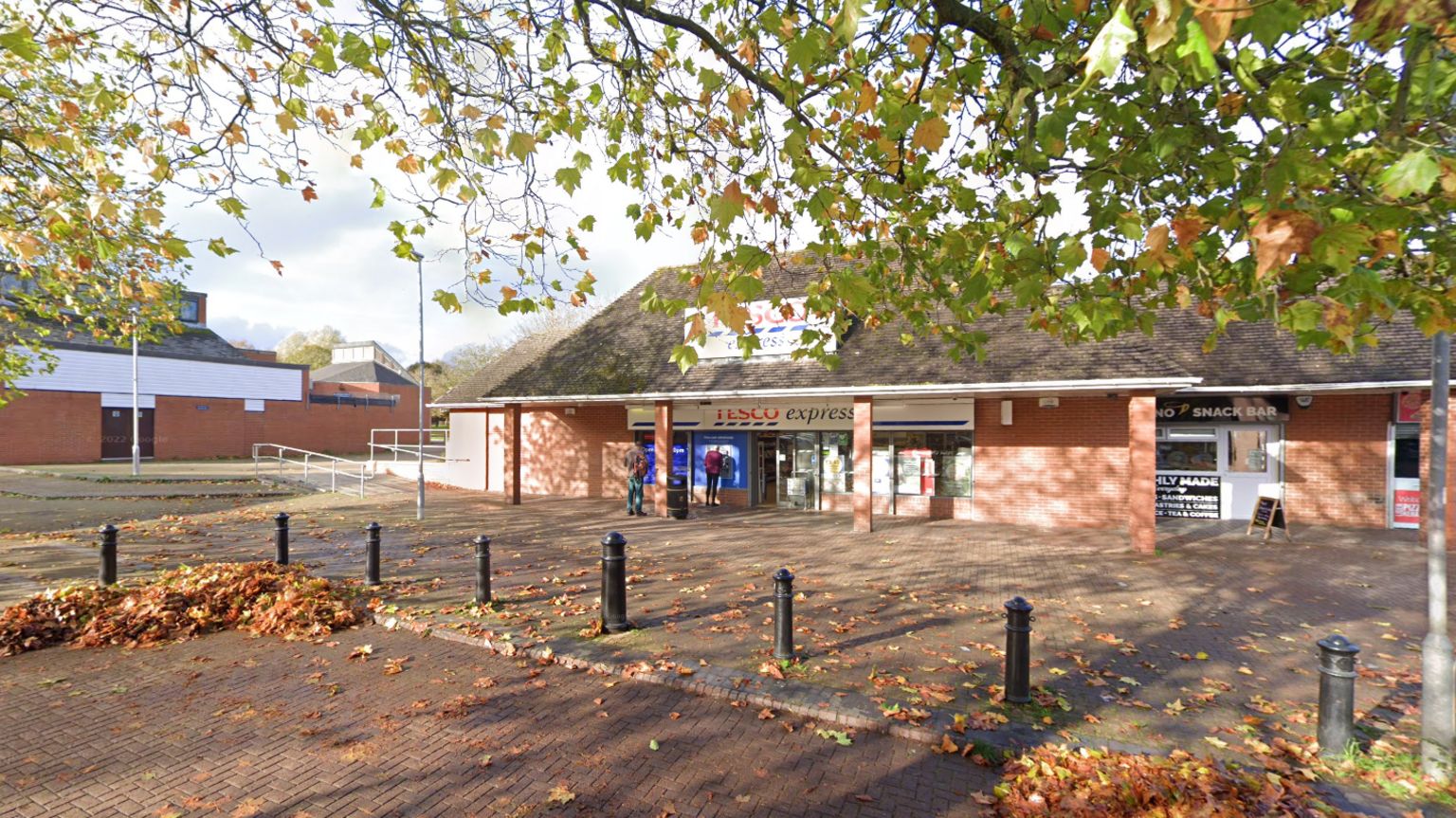 Tesco Express store in Liden, Wiltshire.