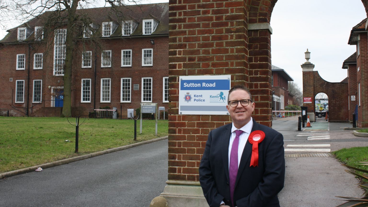 Lenny Rolles, the Labour candidate for Kent PCC