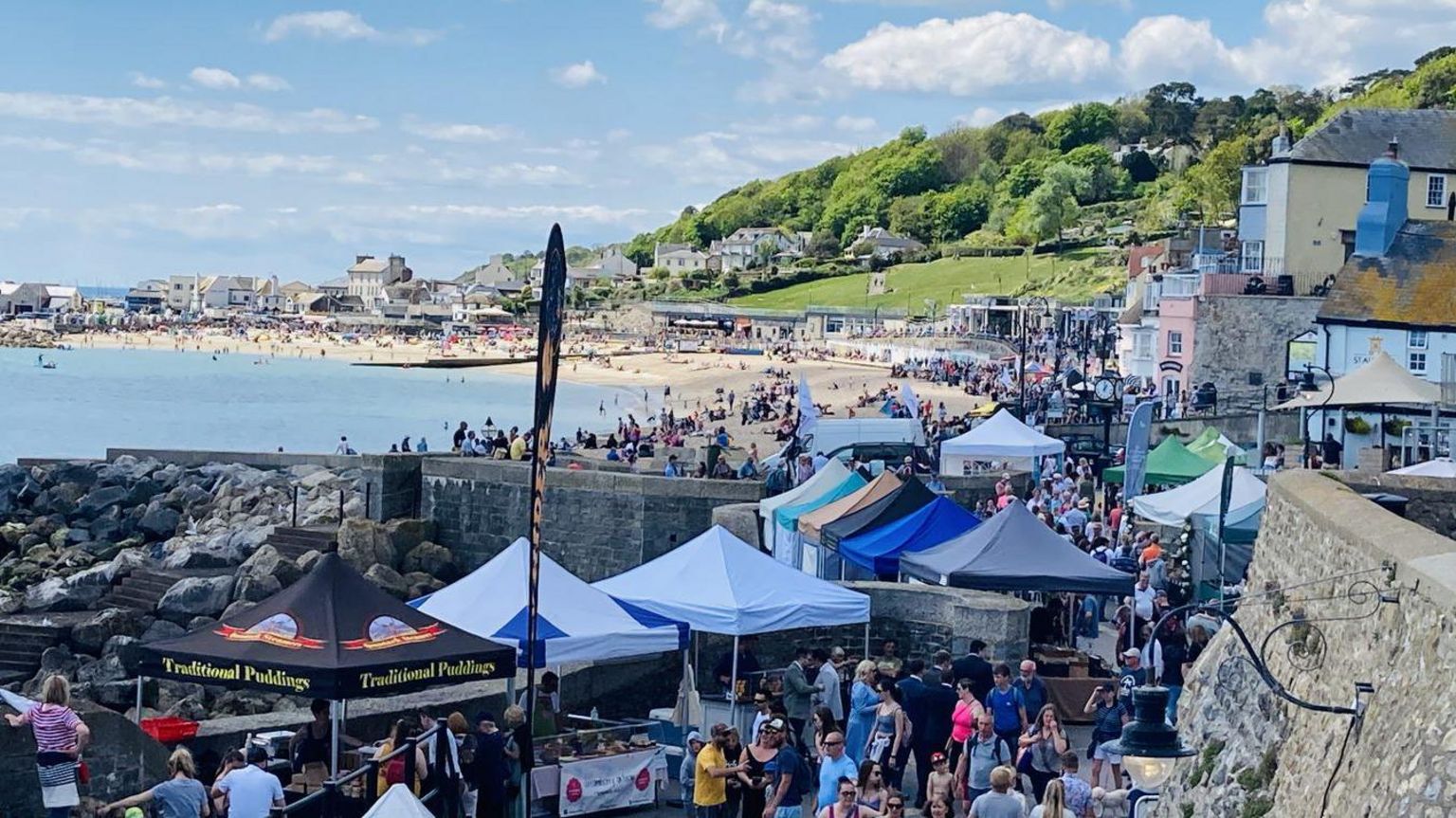 Lyme Regis food festival cancelled amid row with council - BBC News