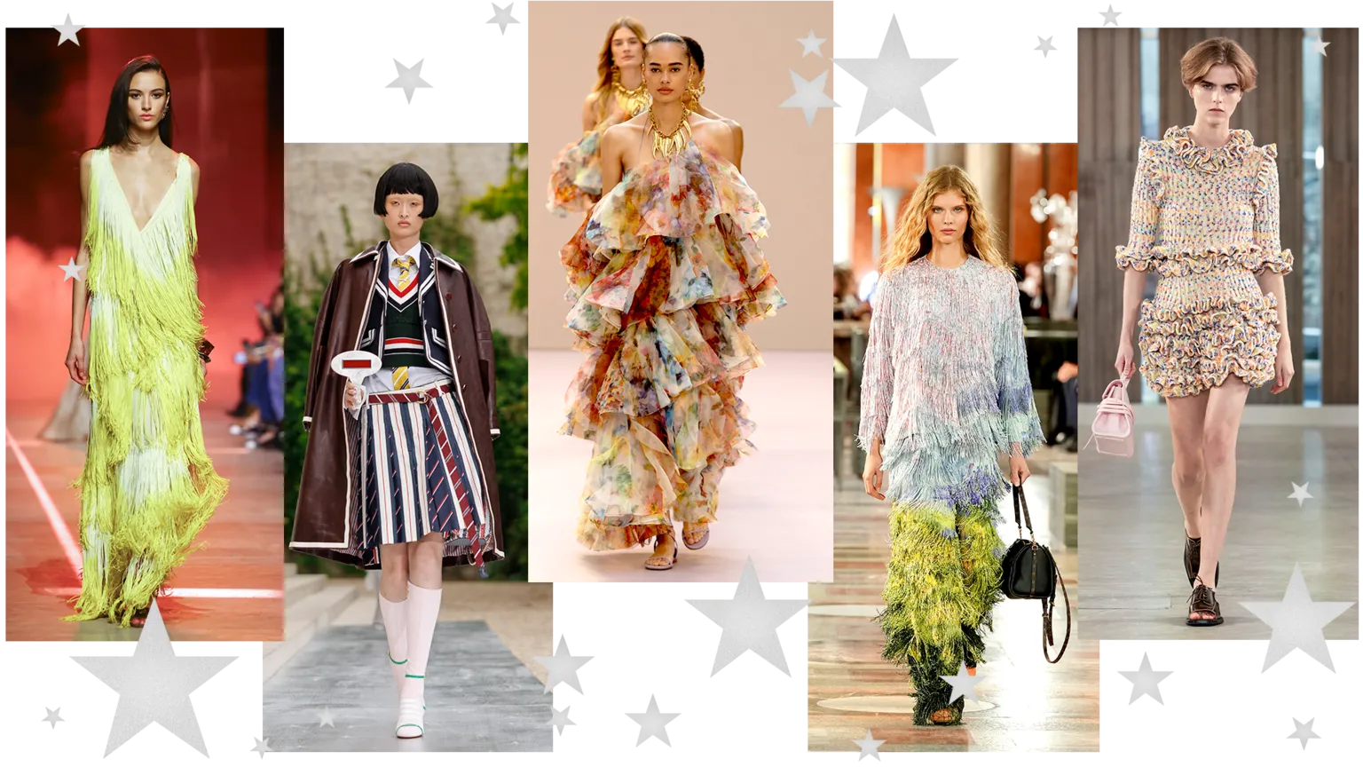 Tendencias de estilo a tener en cuenta en 2026: colores atrevidos, borlas y lujo estridente