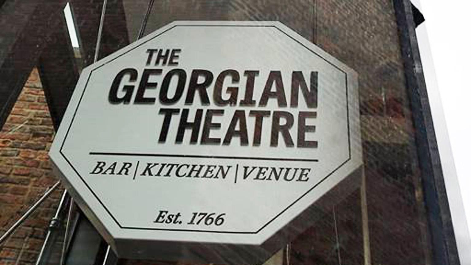 Signage at the Georgian Theatre