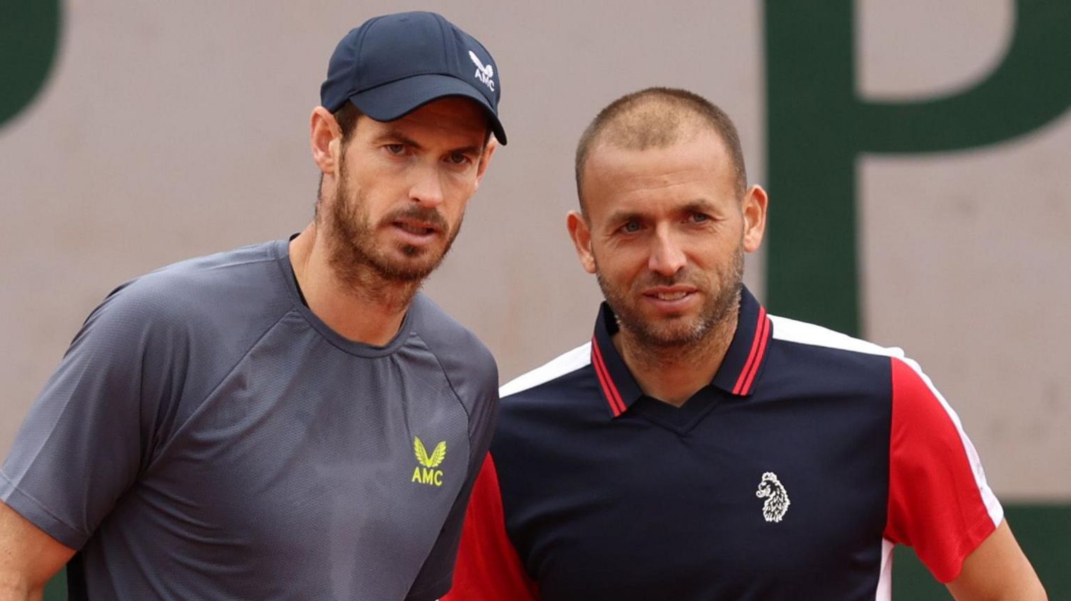 Andy Murray and Dan Evans