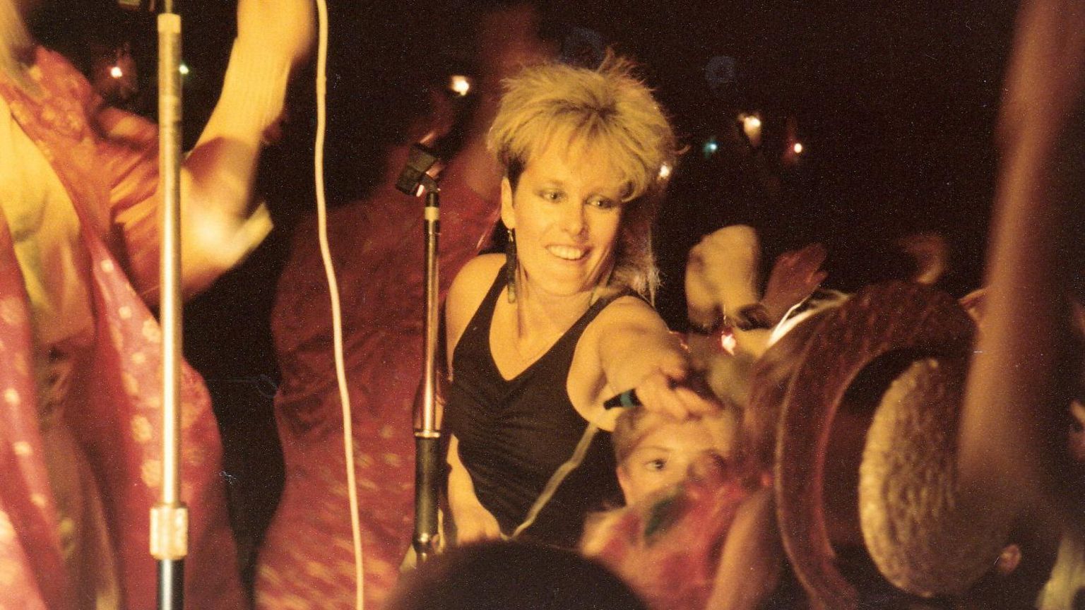 Anita Gabrielle Tedder performing live in the 1980s