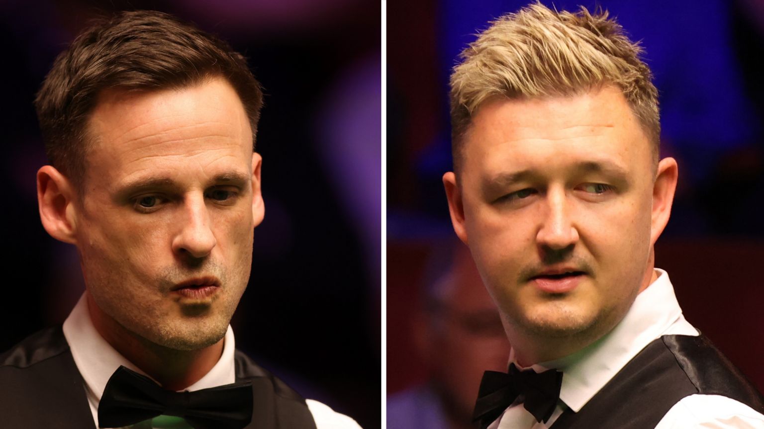David Gilbert and Kyren Wilson 