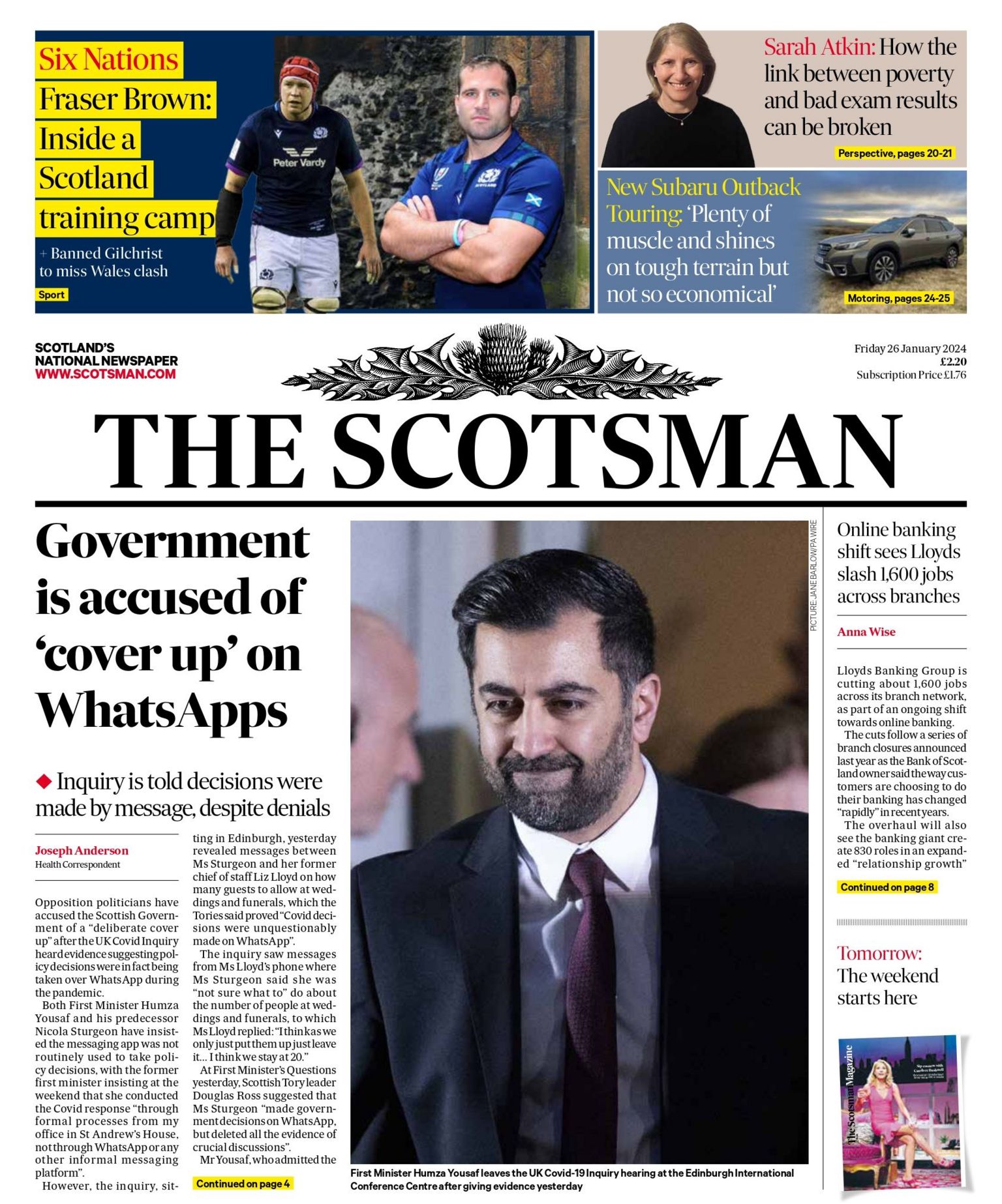 Scotland S Papers Foul Mouthed Sturgeon And WhatsApp Cover Up Claim   57b07a50 Bbcc 11ee Ace0 C35c1b4f6d82 