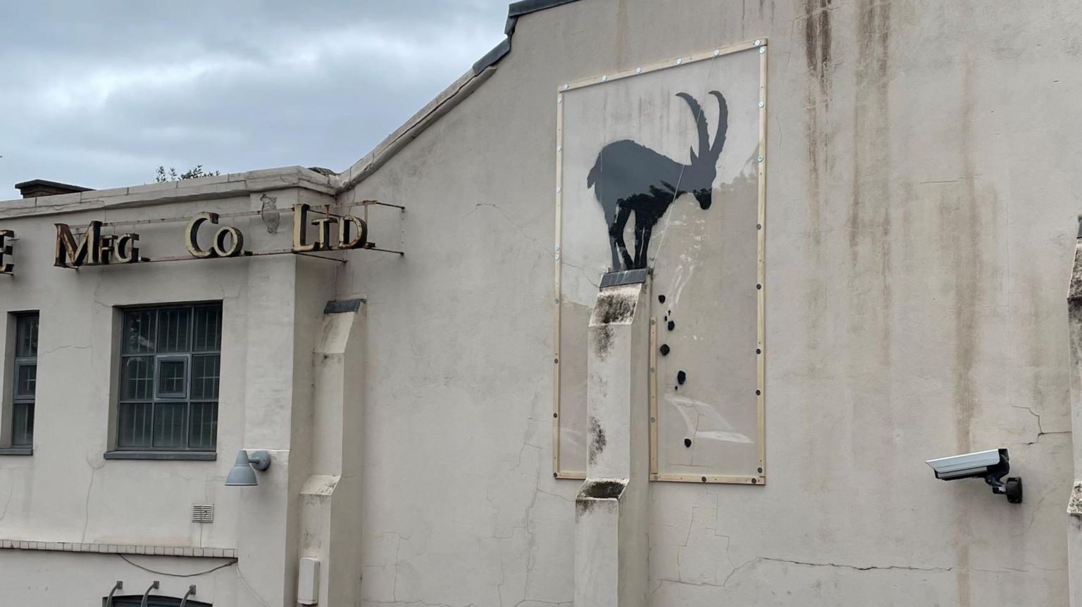 Banksy goat image