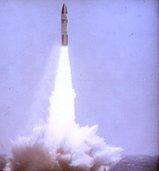 Polaris missile launch