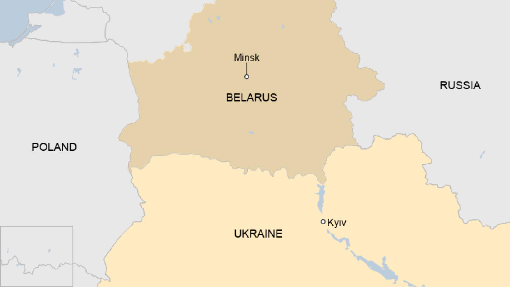 Belarus Closes Border To Ukraine Over Coup Claim