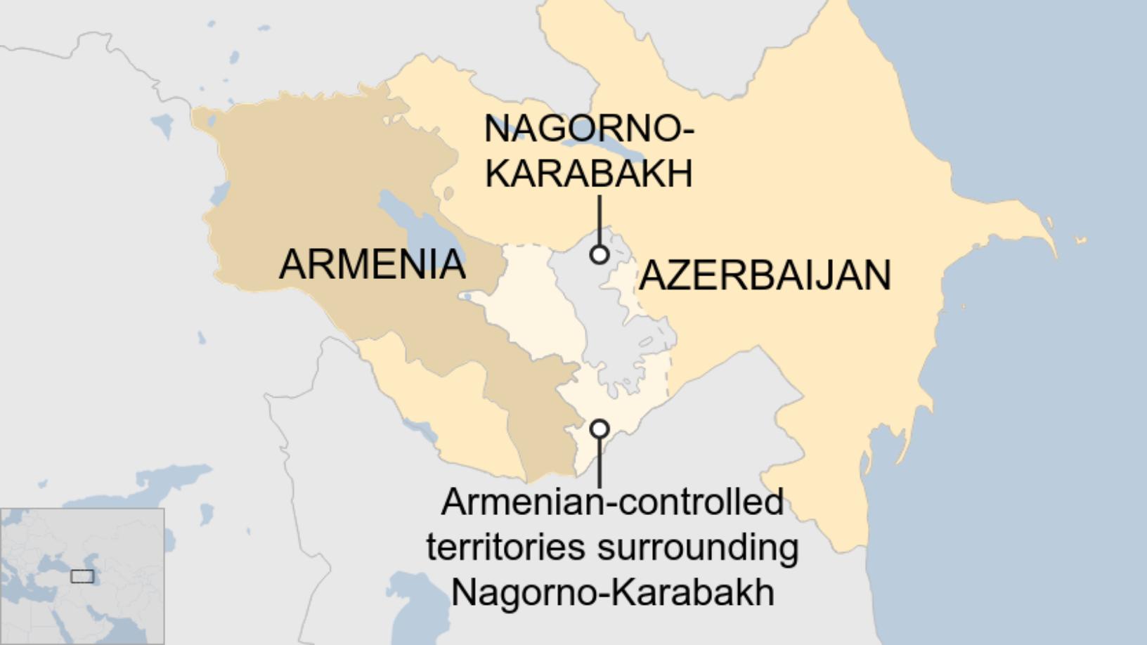 Azerbaijan and Armenia clash over disputed Nagorno-Karabakh region - BBC  News