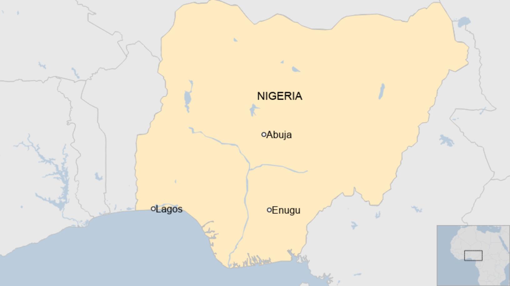 Map: Nigeria