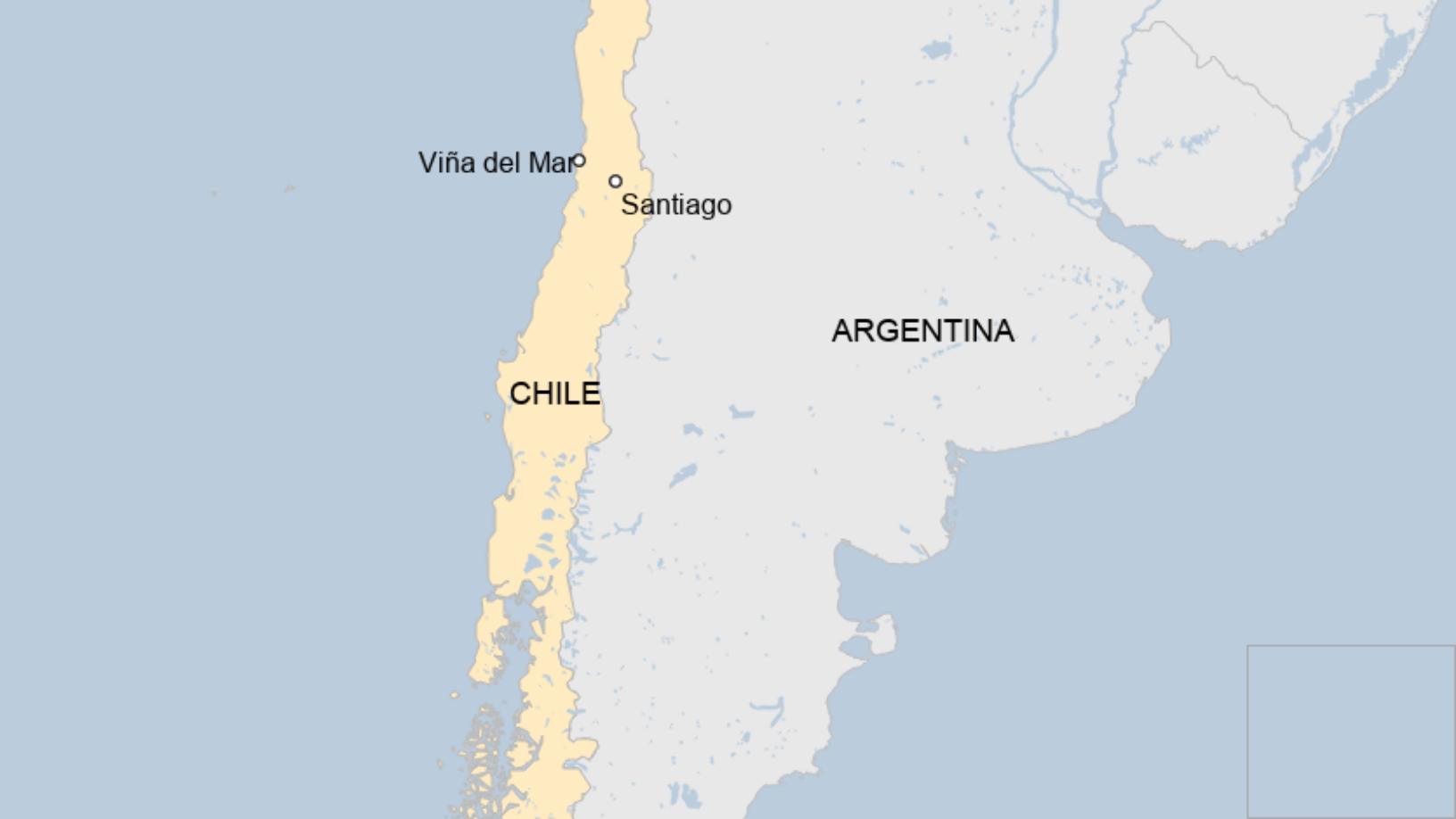 Map: Mapa de Viña del Mar, Chile