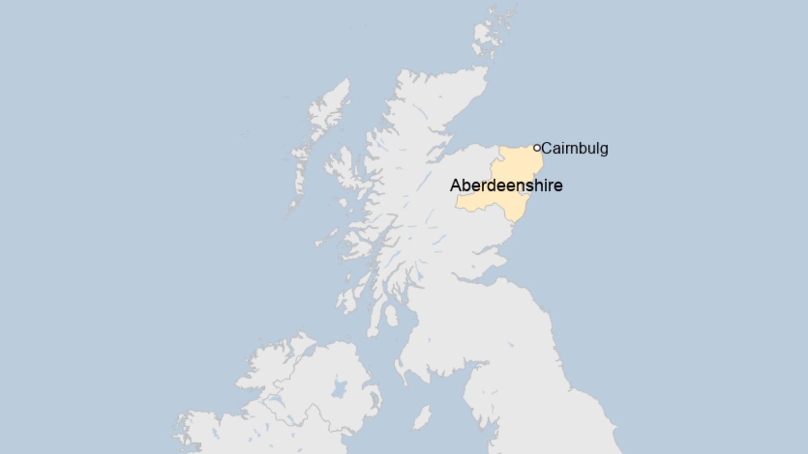 Map: Cairnbulg Harbour in Aberdeenshire