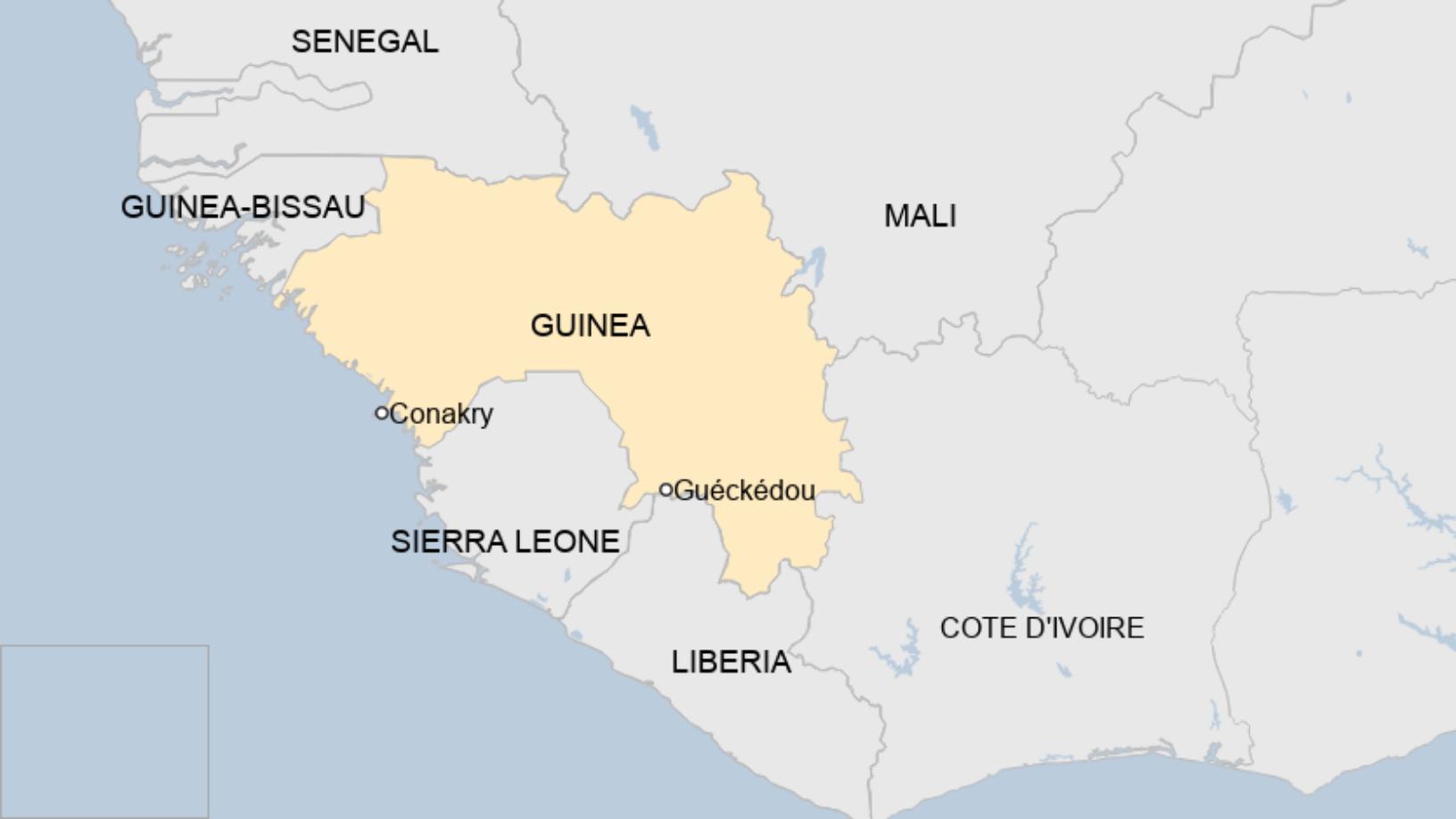 Map: Map of West Africa