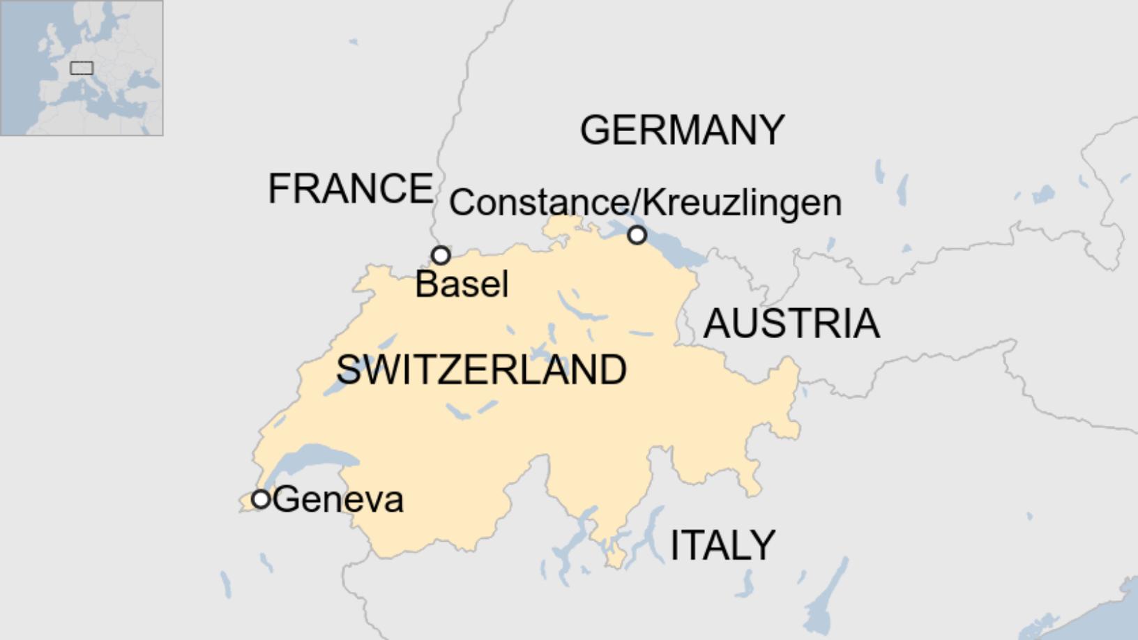 Map: Switzerland