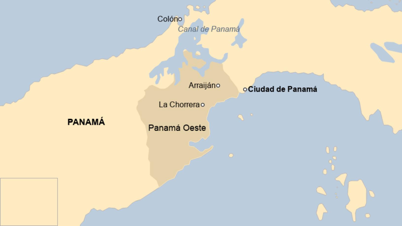 Map: Panamá